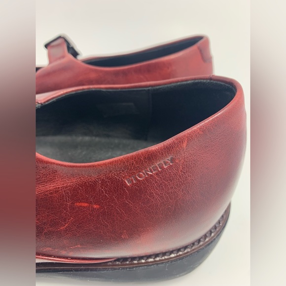 STONEFLY Vera Pelle Absolute Comfort Mary Jane Shoes | Red | Size:9.5-10 (40) - Picture 6 of 8